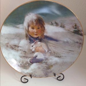 Precious Moments 'Snow Bunny' Plate